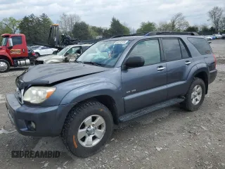 2006 Toyota 4Runner SR5 z VIN JTEBU14R768060021, wystawiony jako Copart lot #52610155 z przebiegiem 181 599 mil mil oraz Czysty tytuł • Clean title. Historia ofert i sprzedaży dostępna na DreamBid. Obrazek 1.