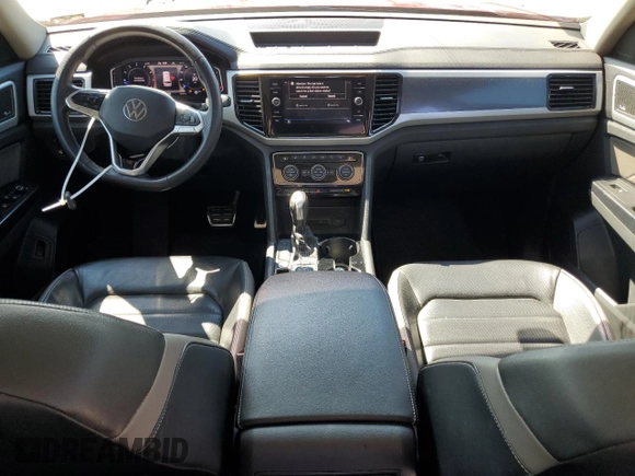 2021 Volkswagen Atlas SEL Premium R-Line with VIN 1V2FR2CA5MC537286, listed as a Copart auction lot 61811244 with 76,269 mi miles and Salvage title. Bid and sale history available at DreamBid. Image 8.