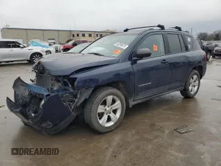 2012 Jeep Compass Latitude with VIN 1C4NJCEB4CD660554, listed as a Copart auction lot 45299475 with 132,208 mi miles and Salvage Title. Bid and sale history available at carsss.com. Image 1.
