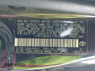 2010 Scion xD with VIN JTKKU4B4XA1000127, listed as a IAAI auction lot 42582676 with 210,032 mi miles and . Bid and sale history available at DreamBid. Image 9.