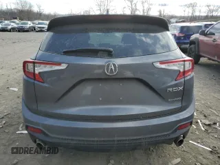2021 Acura RDX w/Technology Package with VIN 5J8TC2H57ML038587, listed as a Copart auction lot 46600414 with 0 mi miles and Salvage Title. Bid and sale history available at carsss.com. Image 6.