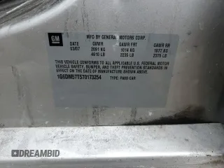 2007 Cadillac CTS z VIN 1G6DM57T570173254, wystawiony jako Copart lot #50364605 z przebiegiem 136 563 mil mil oraz Szkoda całkowita • Salvage title. Historia ofert i sprzedaży dostępna na DreamBid. Obrazek 12.