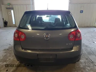 2009 Volkswagen Rabbit S with VIN WVWDA71K39W068097, listed as a Copart auction lot 88884305 with 134,312 mi miles and Salvage Title. Bid and sale history available at carsss.com. Image 6.