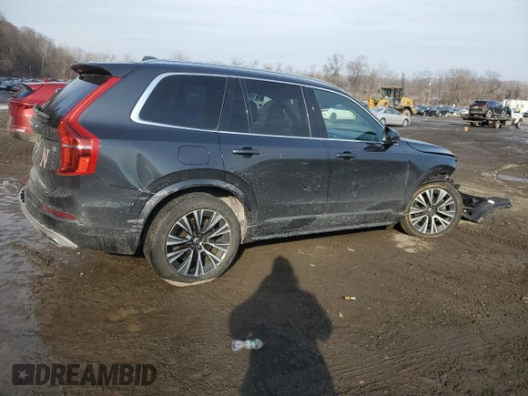 2021 Volvo XC90 Momentum with VIN YV4102PK8M1715421, listed as a Copart auction lot 46662945 with 30,737 mi miles and Salvage Title. Bid and sale history available at carsss.com. Image 3.