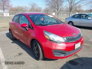 2013 Kia Rio EX with VIN KNADN4A31D6104127, listed as a IAAI auction lot 41914196 with 98,996 mi miles and . Bid and sale history available at DreamBid. Image 1.