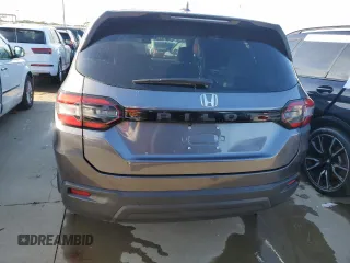 2023 Honda Pilot LX with VIN 5FNYG2H21PB003100, listed as a Copart auction lot 74374914 with 15,672 mi miles and Non Repairable. Bid and sale history available at carsss.com. Image 6.