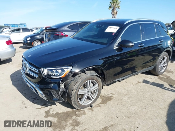 2022 Mercedes-Benz GLC 300 with VIN W1N0G8DB2NV399762, listed as a IAAI auction lot 42311304 with 20,421 mi miles and . Bid and sale history available at DreamBid. Image 2.
