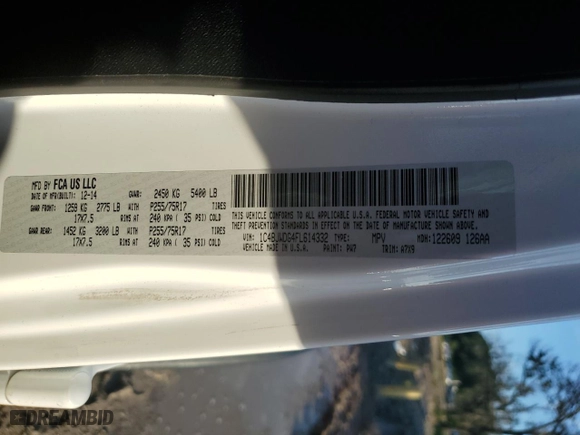 2015 Jeep Wrangler Unlimited Sport with VIN 1C4BJWDG4FL614332, listed as a Copart auction lot 74027144 with 25,524 mi miles and Salvage Title. Bid and sale history available at carsss.com. Image 14.