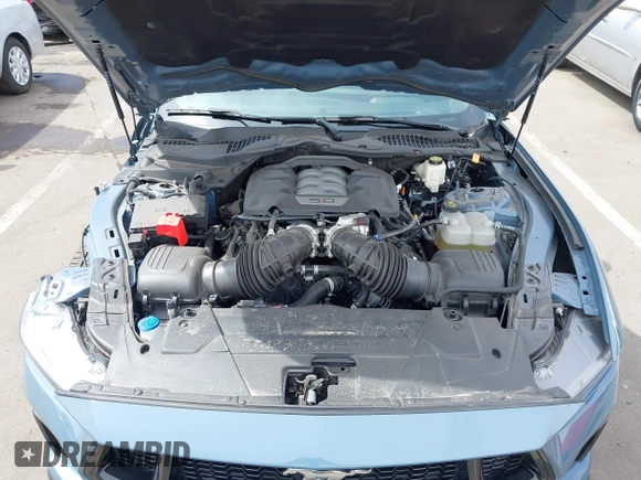 2024 Ford Mustang GT with VIN 1FA6P8CF5R5407998, listed as a IAAI auction lot 42228052 with 12,863 mi miles and . Bid and sale history available at DreamBid. Image 10.