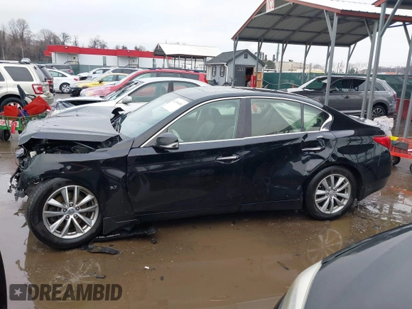2015 Infiniti Q50 Premium with VIN JN1BV7AR1FM405854, listed as a IAAI auction lot 41516401 with 89,382 mi miles and . Bid and sale history available at DreamBid. Image 15.