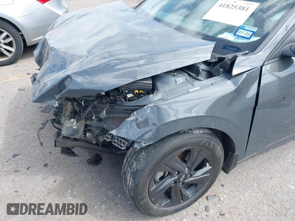 2023 Hyundai Elantra SEL with VIN KMHLM4AG8PU587891, listed as a IAAI auction lot 41825381 with Not provided miles and . Bid and sale history available at DreamBid. Image 6.