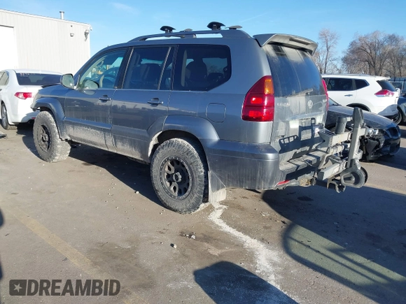 2005 Lexus GX 470 z VIN JTJBT20X650076884, wystawiony jako IAAI lot #41776915 z przebiegiem 219 091 mil mil oraz . Historia ofert i sprzedaży dostępna na DreamBid. Obrazek 3.