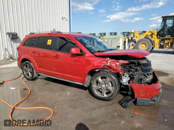 2015 Dodge Journey Crossroad with VIN 3C4PDDGG7FT533617, listed as a Copart auction lot 50380085 with 145,243 mi miles and Salvage title. Bid and sale history available at DreamBid. Image 4.
