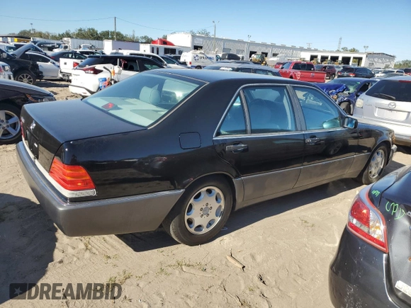 1994 Mercedes-Benz S with VIN WDBGA51EXRA151386, listed as a Copart auction lot 81561754 with 43,224 mi miles and Clean Title. Bid and sale history available at DreamBid. Image 3.