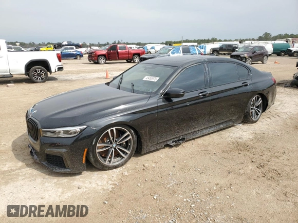2022 BMW 7 Series 750i xDrive с VIN WBA7U2C01NCK83702, выставлен на аукционе Copart как лот 45450975 с пробегом Не указан миль и Списание • Salvage title. История ставок и продаж доступна на DreamBid. Изображение 1.