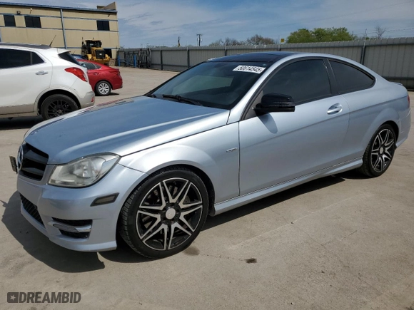 2013 Mercedes-Benz C-Class C 250 with VIN WDDGJ4HB9DG030562, listed as a Copart auction lot 50614545 with 144,955 mi miles and Salvage Title. Bid and sale history available at carsss.com. Image 1.