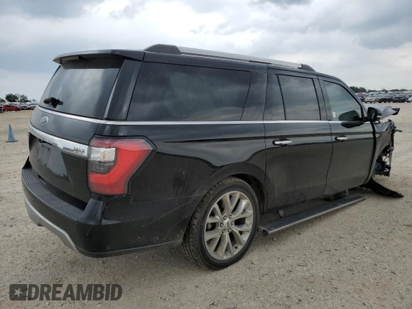 2018 Ford Expedition Max Limited z VIN 1FMJK1KT9JEA60967, wystawiony jako Copart lot #55322175 z przebiegiem 108 734 mil mil oraz Szkoda całkowita • Salvage title. Historia ofert i sprzedaży dostępna na DreamBid. Obrazek 3.