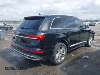 2023 Audi Q7 Premium Plus with VIN WA1LXBF74PD000475, listed as a IAAI auction lot 41559628 with 26,452 mi miles. Bid and sale history available at carsss.com. Image 4.