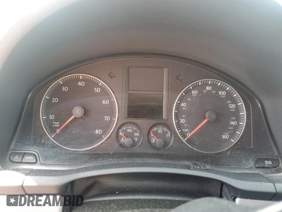 2007 Volkswagen Jetta 2.5 with VIN 3VWRG71K57M000611, listed as a Copart auction lot 55950635 with Not provided miles and Salvage title. Bid and sale history available at DreamBid. Image 9.