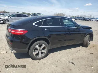 2019 Mercedes-Benz GLC 300 with VIN WDC0J4KB0KF583554, listed as a Copart auction lot 51071455 with 35,418 mi miles and Salvage Title. Bid and sale history available at DreamBid. Image 3.