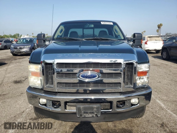 2009 Ford F-250 XL with VIN 1FTSX21R99EB15001, listed as a Copart auction lot 63697535 with 320,678 mi miles and Salvage title. Bid and sale history available at DreamBid. Image 5.