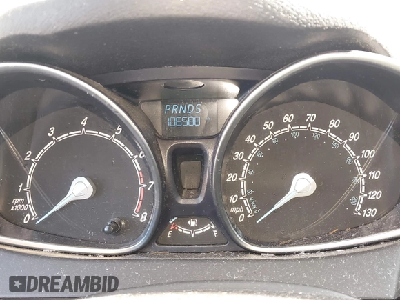 2015 Ford Fiesta SE with VIN 3FADP4BJ1FM128656, listed as a IAAI auction lot 41987997 with 106,588 mi miles. Bid and sale history available at carsss.com. Image 7.