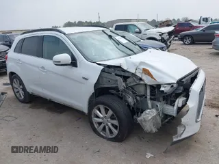 2015 Mitsubishi Outlander Sport 2.4 GT with VIN 4A4AP4AW0FE029030, listed as a IAAI auction lot 41782629 with 230,670 mi miles. Bid and sale history available at carsss.com. Image 1.