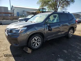 2021 Subaru Forester Premium with VIN JF2SKAJC8MH417084, listed as a Copart auction lot 56158285 with 18,937 mi miles and Salvage title. Bid and sale history available at DreamBid. Image 1.