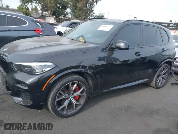 2022 BMW X5 sDrive40i with VIN 5UXCR4C07N9J90418, listed as a IAAI auction lot 40994119 with 50,011 mi miles. Bid and sale history available at carsss.com. Image 17.