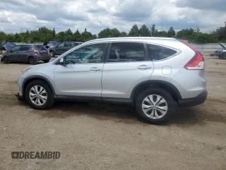 2012 Honda CR-V EX-L with VIN 2HKRM4H75CH602372, listed as a Copart auction lot 58810095 with 93,311 mi miles and Salvage title. Bid and sale history available at DreamBid. Image 2.