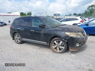 2013 Nissan Pathfinder Platinum with VIN 5N1AR2MM4DC610342, listed as a IAAI auction lot 42741319 with 176,229 mi miles and . Bid and sale history available at DreamBid. Image 1.
