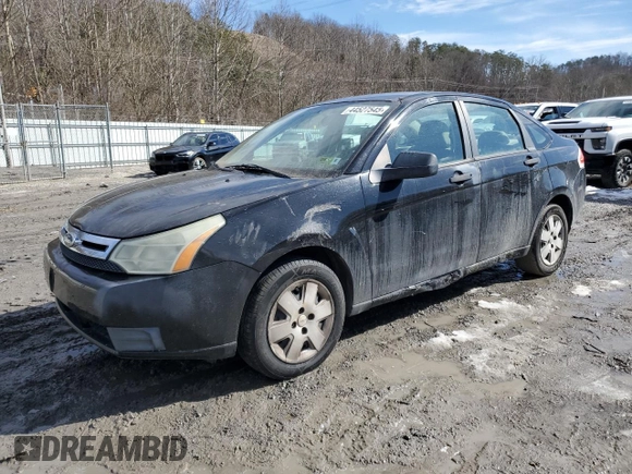 2010 Ford Focus S with VIN 1FAHP3EN7AW251154, listed as a Copart auction lot 44527545 with 107,058 mi miles and Salvage Title. Bid and sale history available at carsss.com. Image 1.
