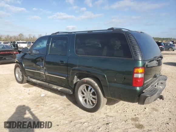 2002 Chevrolet Suburban LS with VIN 3GNEC16Z02G346211, listed as a Copart auction lot 48734245 with 74,846 mi miles and Salvage Title. Bid and sale history available at carsss.com. Image 2.