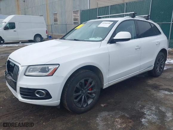 2017 Audi Q5 Premium with VIN WA1C2AFP5HA006846, listed as a IAAI auction lot 41560596 with 159,656 mi miles. Bid and sale history available at carsss.com. Image 2.