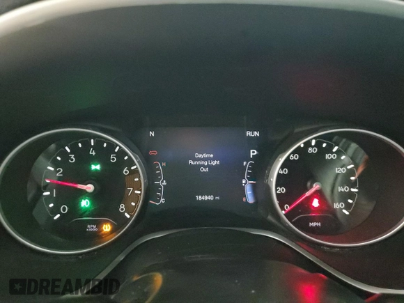 2018 Jeep Compass Limited with VIN 3C4NJDCB8JT418740, listed as a Copart auction lot 52422155 with 184,940 mi miles and Clean Title. Bid and sale history available at DreamBid. Image 9.