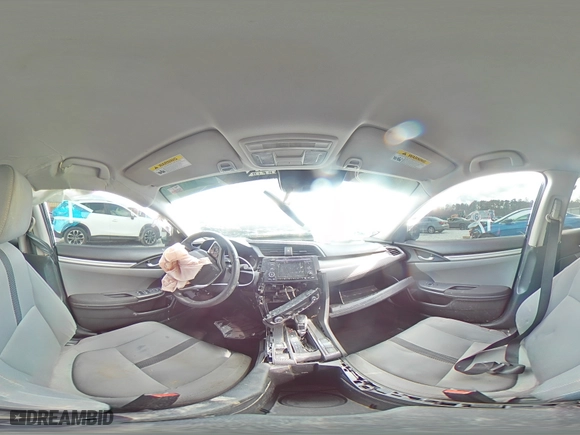 2019 Honda Civic Sedan LX with VIN 2HGFC2F69KH548992, listed as a Copart auction lot 47813115 with 0 mi miles and Salvage Title. Bid and sale history available at carsss.com. Image 15.