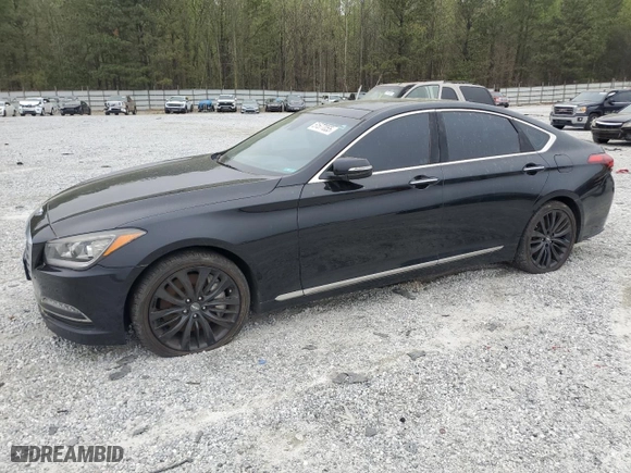 2015 Hyundai Genesis 5.0L with VIN KMHGN4JF6FU015660, listed as a Copart auction lot 51577055 with 132,891 mi miles and Clean Title. Bid and sale history available at carsss.com. Image 1.