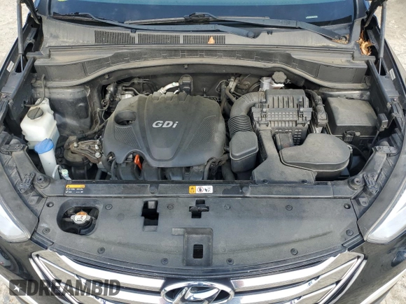 2014 Hyundai Santa Fe with VIN 5XYZUDLBXEG198796, listed as a Copart auction lot 56596375 with 106,017 mi miles and Salvage title. Bid and sale history available at DreamBid. Image 12.