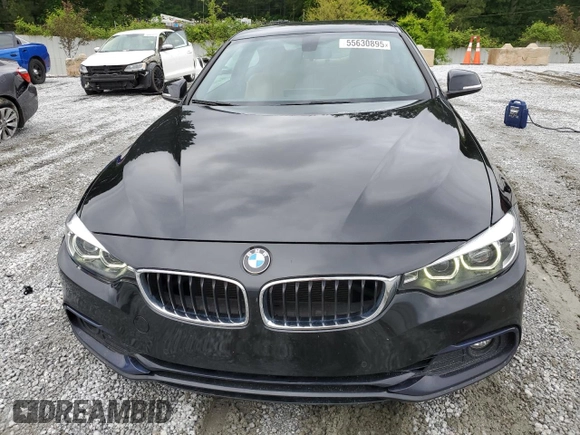 2018 BMW 4 Series 430i z VIN WBA4W3C50JAC97534, wystawiony jako Copart lot #55630895 z przebiegiem 90 212 mil mil oraz Szkody całkowita. Historia ofert i sprzedaży dostępna na DreamBid. Obrazek 5.