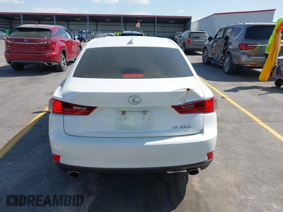 2014 Lexus IS 250 with VIN JTHBF1D20E5017284, listed as a IAAI auction lot 41885179 with 106,957 mi miles. Bid and sale history available at carsss.com. Image 16.