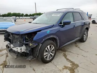 2022 Nissan Pathfinder SL with VIN 5N1DR3CA1NC228782, listed as a Copart auction lot 59798695 with 45,474 mi miles and Salvage title. Bid and sale history available at DreamBid. Image 1.