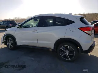 2021 Honda HR-V EX with VIN 3CZRU6H56MM709348, listed as a Copart auction lot 52201075 with 35,062 mi miles and Salvage Title. Bid and sale history available at carsss.com. Image 2.
