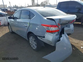 2014 Nissan Sentra SV with VIN 3N1AB7AP5EY279142, listed as a IAAI auction lot 41491575 with 125,424 mi miles. Bid and sale history available at carsss.com. Image 3.