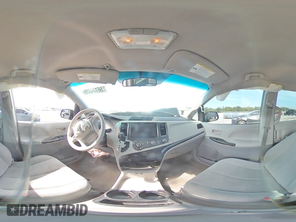 2014 Toyota Sienna L with VIN 5TDZK3DC8ES504985, listed as a Copart auction lot 56174035 with 185,955 mi miles and Salvage title. Bid and sale history available at DreamBid. Image 16.