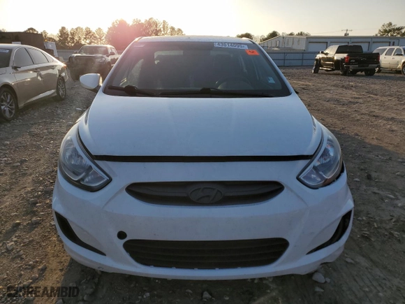 2017 Hyundai Accent SE with VIN KMHCT4AE4HU345179, listed as a Copart auction lot 43814095 with 137,586 mi miles and Salvage Title. Bid and sale history available at carsss.com. Image 5.