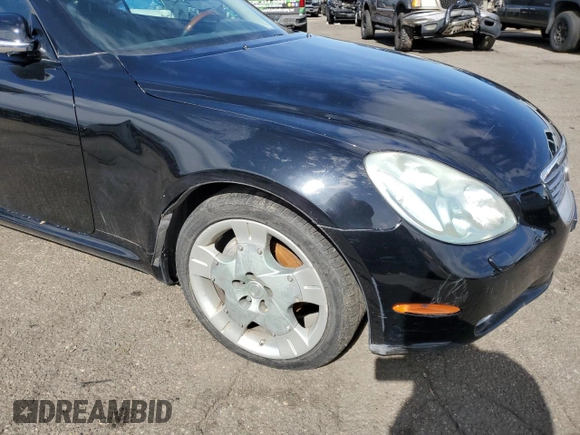 2004 Lexus SC 430 z VIN JTHFN48Y740060990, wystawiony jako Copart lot #48016905 z przebiegiem 77 766 mil mil oraz Nie do naprawy • Non repairable. Historia ofert i sprzedaży dostępna na DreamBid. Obrazek 9.