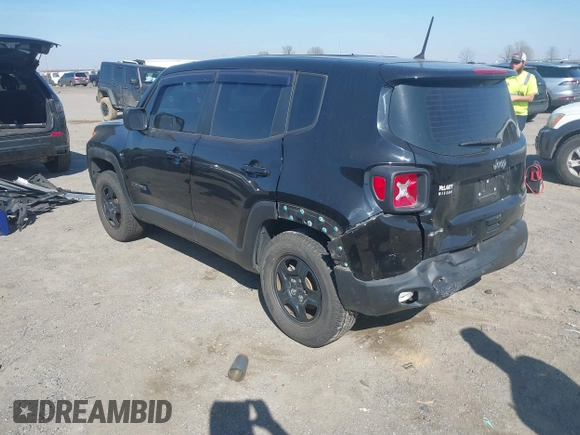 2018 Jeep Renegade Sport с VIN ZACCJBAB6JPH85612, выставлен на аукционе IAAI как лот 41650807 с пробегом 87 082 миль миль и . История ставок и продаж доступна на DreamBid. Изображение 3.