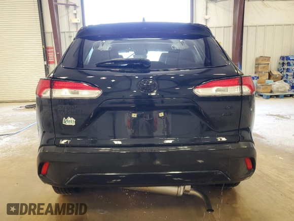 2024 Toyota Corolla Cross LE with VIN 7MUCAABG8RV113561, listed as a Copart auction lot 53343215 with 4,495 mi miles and Clean title. Bid and sale history available at DreamBid. Image 6.