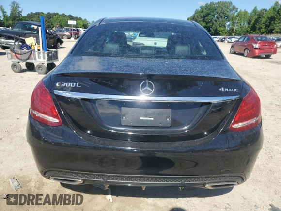 2016 Mercedes-Benz C 300 Luxury with VIN WDDWF4KB8GR167040, listed as a Copart auction lot 58181125 with 42,429 mi miles and Salvage title. Bid and sale history available at DreamBid. Image 6.