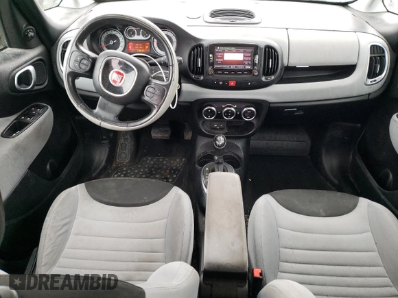 2014 FIAT 500L Easy with VIN ZFBCFABH9EZ027966, listed as a Copart auction lot 81170874 with 118,018 mi miles and Salvage Title. Bid and sale history available at carsss.com. Image 8.